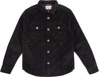 Iron And Resin Mens Keystone Corduroy Shirt In Black