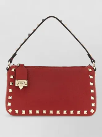 Valentino Garavani rockstud spike clutch bag