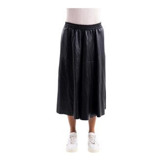 Vicolo Gonna midi in ecopelle - - Skirts - Donna - Nero - L