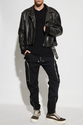 Rick Owens Long-sleeve T-shirt Thermal, Mens, Black