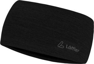 LOEFFLER Merino Wool Headband Wide Stirnband - Unisex | schwarz