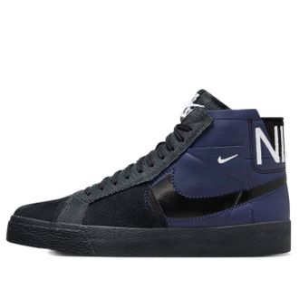 Nike SB Blazer Mid Premium Black/Navy FD5113-400