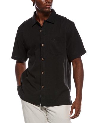 Tommy Bahama Coastal Breeze Check Silk-Blend Shirt