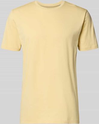 Christian Berg T-Shirt mit Rundhalsausschnitt in Hellgelb, Gr&ouml;&szlig;e 3XL