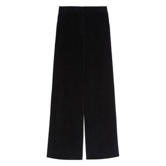 Max Mara Wide Trousers, female, Blue, Size: 2XS Faretra Trousers