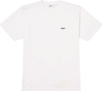 Obey logo-print T-shirt - men - Cotton - M - White