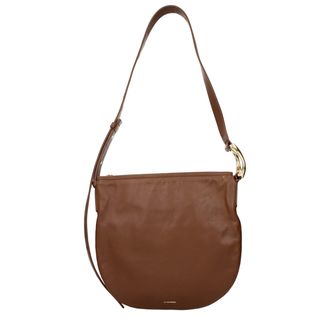 Jil Sander Brown Leather Crossbody Womens Bag