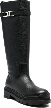 Ferragamo Vara Leather Boot