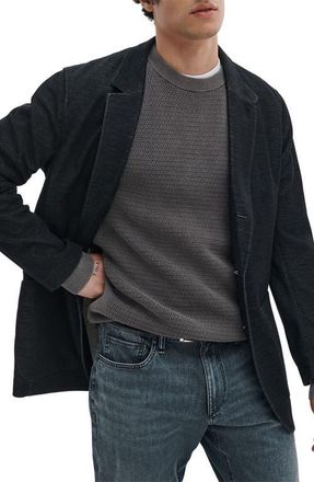 Rag & Bone Vincent Cotton Knit Blazer in Charcoal at Nordstrom, Size 36Regular