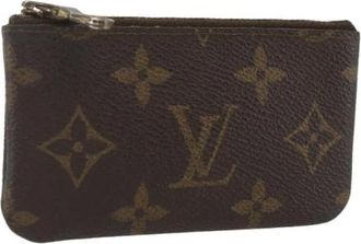Louis Vuitton Pre-owned Mini Bags, female, Brown, Size: ONE SIZE Pre-owned Canvas Wallet