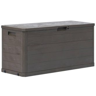 Berkfield Home Garden Storage Box 280 L Brown