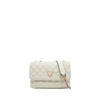 Guess Elegant White Shoulder Bag with Zip - female - Guess - Cross Body Bags - White - ONE SIZE - Bags