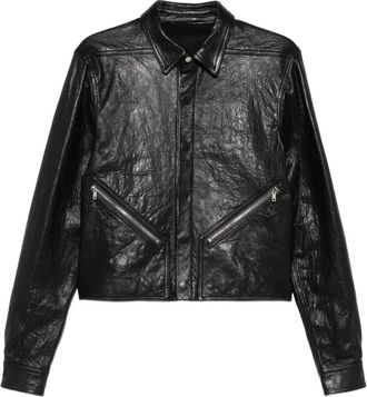 Rick Owens Giacca con zip - Nero