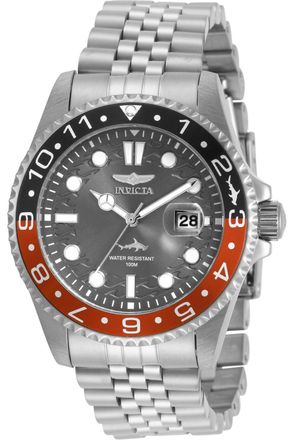 Invicta Pro Diver 30621 Herenhorloge - Quartz Uurwerk - Roestvrij Staal met Grijze Wijzerplaat - 43 mm