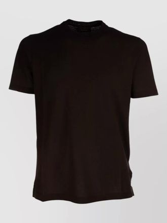 Zanone short sleeve crew neck cotton t shirt