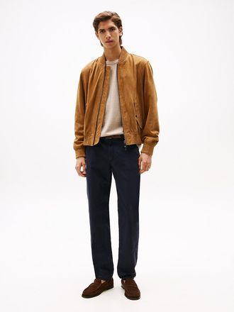 Tommy Hilfiger Mens Stretch-Twill Straight 5-Pocket Pant - Navy - 31W x 34L