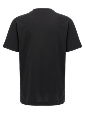 Dolce & Gabbana Logo-Embroidered Cotton T-Shirt - Black
