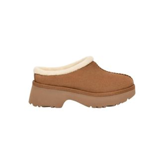 UGG New Heights Cozy Clogs Chestnut - Dames - Klompen - Bruin - 43 EU - Wol - Schoenen