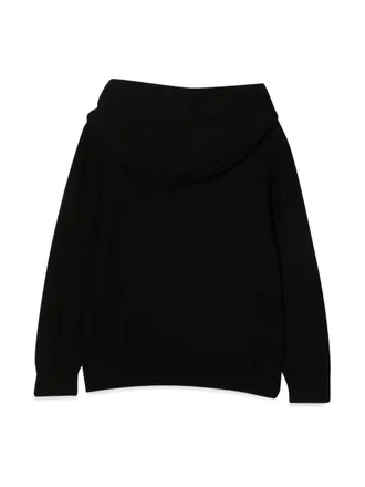 Zadig&Voltaire Wool-Blend Hooded Hooded Sweater - Black