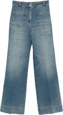 Victoria Beckham pocket-detail jeans - Blue