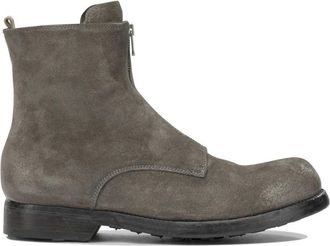 Officine Creative Bulla DD Lug 114 Enkellaarzen - Heren - Schoenen - Grijs - Maat: 44 EU Zijde