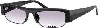Miu Miu MUB07S 16K04O Black/Clear Gradient Dark Grey