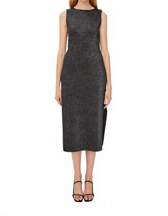 Rails Alora Dress In Grey Lurex