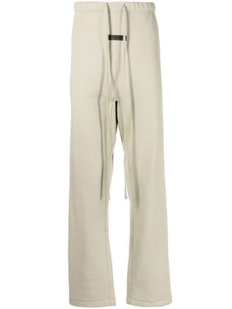 Fear of God logo patch track pants - Green