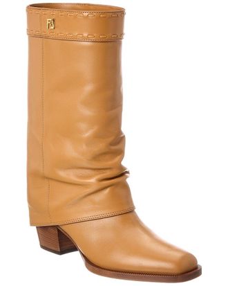 Fendi Fendi Ff Leather Boot