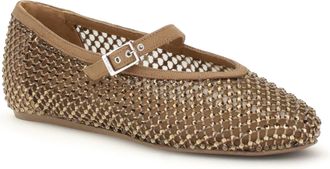Le Silla Womens Gilda Ballerinas Cuba Nylon Flat Shoes