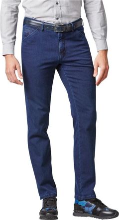 Meyer Blauwe Jeans voor Mannen - Heren - Slim Fit Jeans - Blauw - W27 - Jeans