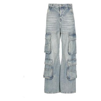 Diesel Wide Jeans, female, Blue, W26, 1996 D-Sire Relaxed Jeans