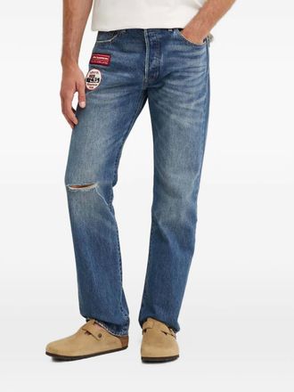 Levi's distressed denim jeans - Blue