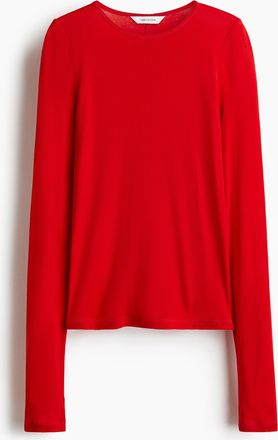 H&M Shirt aus Pima-Baumwolle - Red