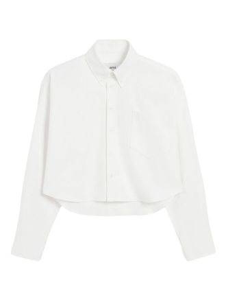 Ami Kurz geschnittenes Baumwollhemd von Ami Paris