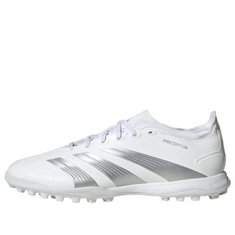 adidas (WMNS) adidas Predator 24 League Low Turf White Silver IE2613
