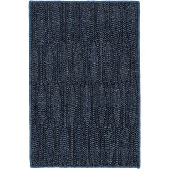 Dash & Albert Elliptic Indigo Woven Rug in Blue at Nordstrom, Size 5Ft 0In X 8Ft 0In
