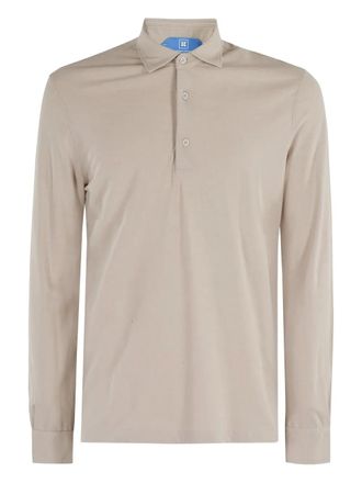 Kired Positano polo shirt - men - Cotton - 52 - Neutrals