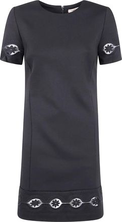 Twin-Set Abito a maniche corte - Nero