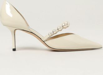 Jimmy Choo London D&eacute;collet&eacute; Aurelie Jimmy Choo in vernice con perle sintetiche