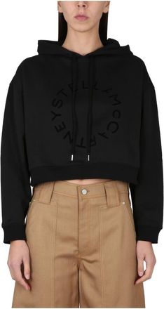 Stella McCartney Mujer, Sudaderas, Negro, Talla: L