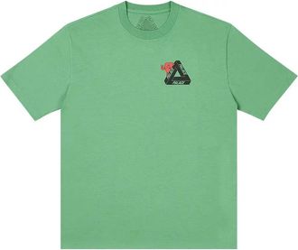 Palace Tri-Hearts T-shirt Sweet Pea Green P26TS032
