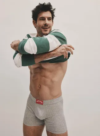 Calvin Klein Mens 6 stretch ribbed boxer brief Cotton