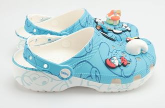 Crocs 210820-90h Smurfs Classic Unisex Clogs Multi - Multicolour Resin - Size UK 11