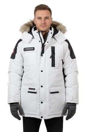 Canada Weather Gear Mens Heavyweight Arctic Parka in White at Nordstrom, Size X-Large