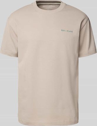 Marc O'Polo Regular Fit T-Shirt aus reiner Baumwolle in Hellgrau, Größe XXL