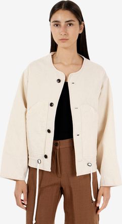 Eat Dust Neutron jacket padded cotton ecru