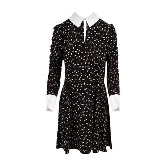 Mar De Margaritas Korte Jurk - Dames - Korte kleedjes - Zwart - S - Polyester - Kleedjes