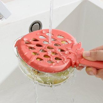 No Brand 2 Piezas Contenedor Escurridor De Frutas Cesta Multifuncional Coladores De Alimentos Reciclables Con Tapa De Colador Asa Colador Taz&oacute;n Para Verduras P