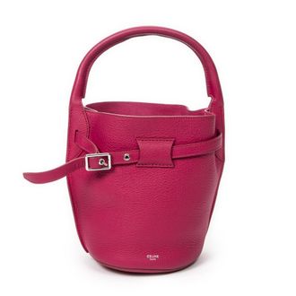 Celine Pre-owned Womens Nano Big Bag Bucket Handbag - Pink - One Size